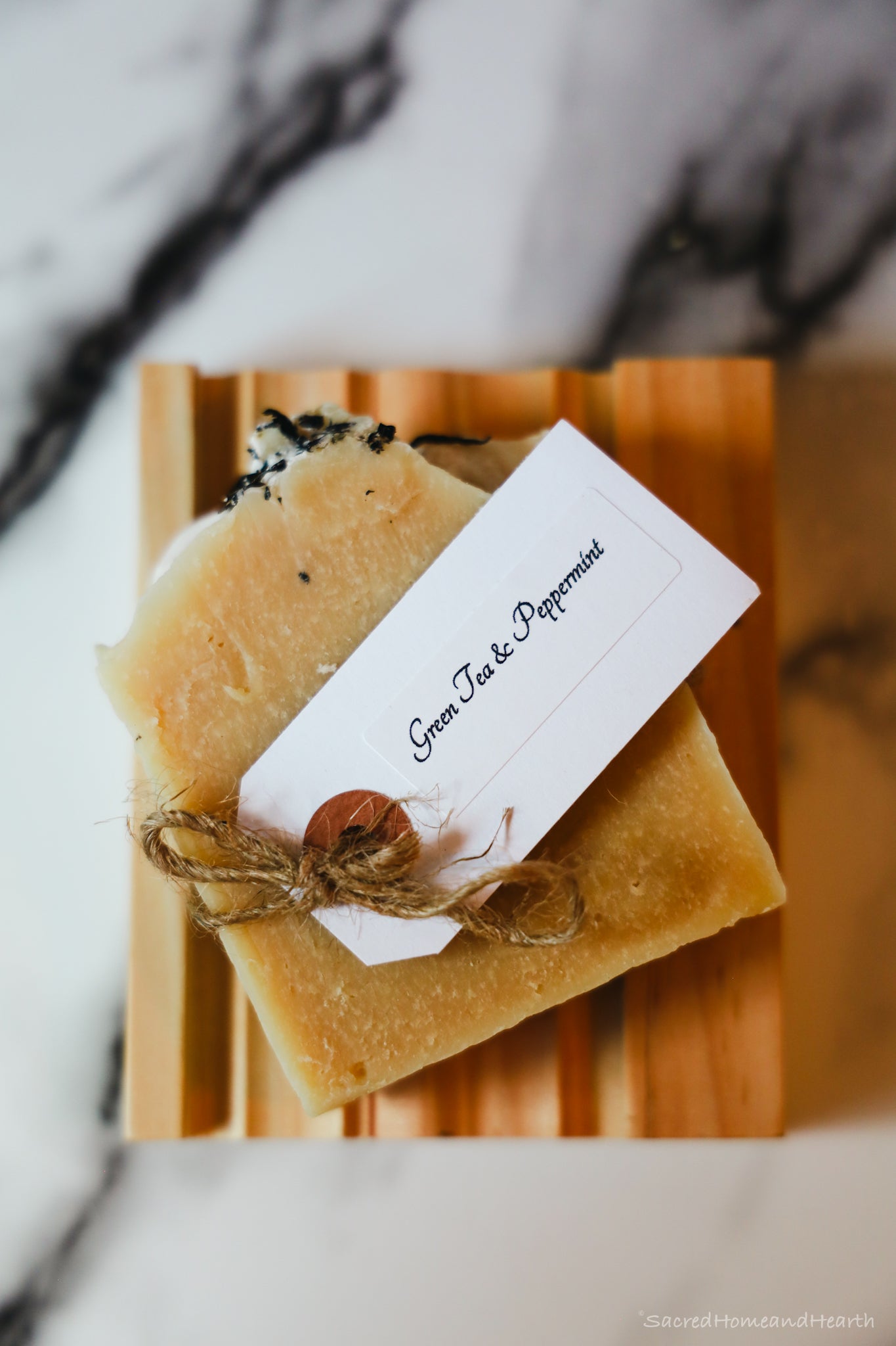 Green Tea and Peppermint Soap Bar