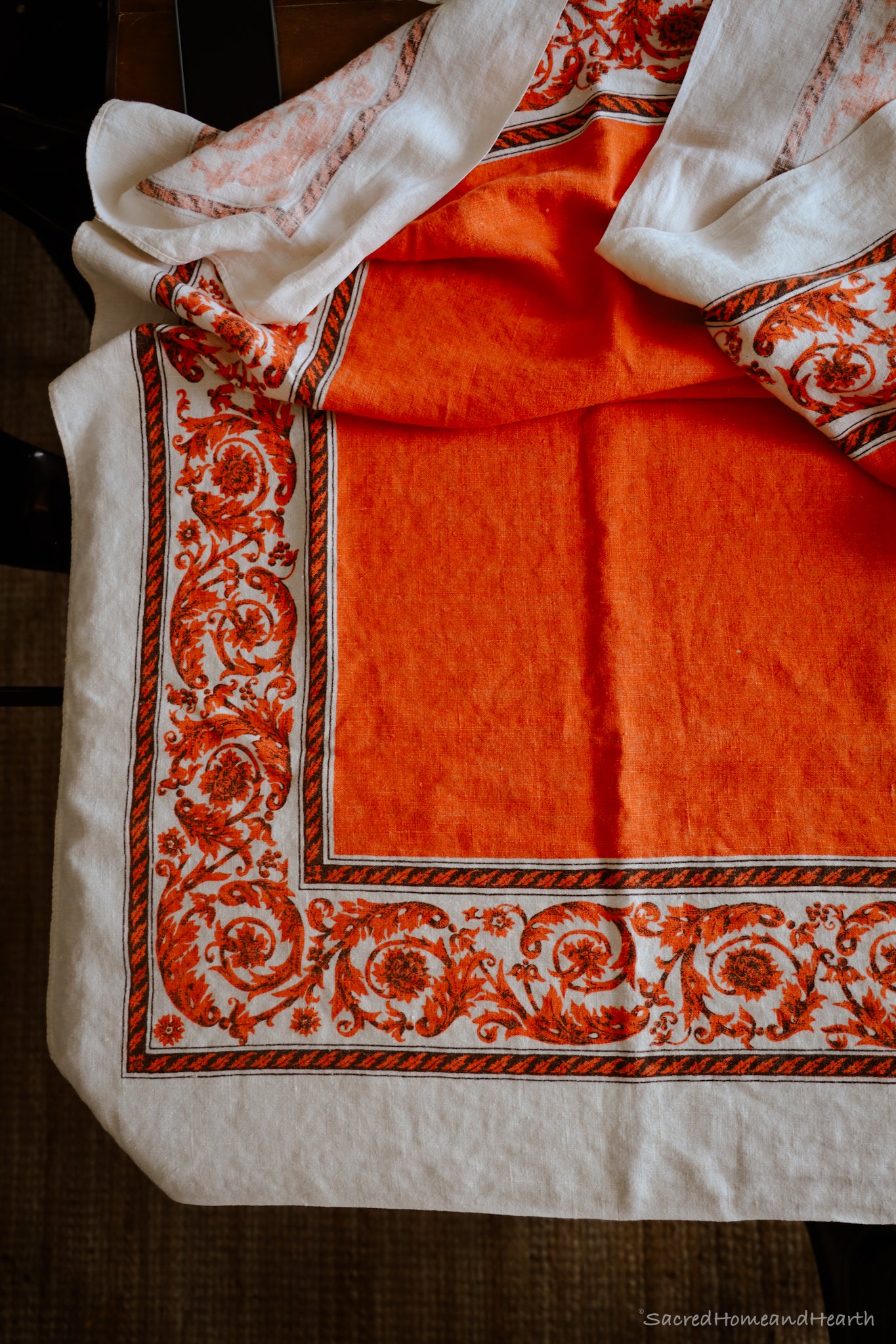 Fall Cotton Tablecloth