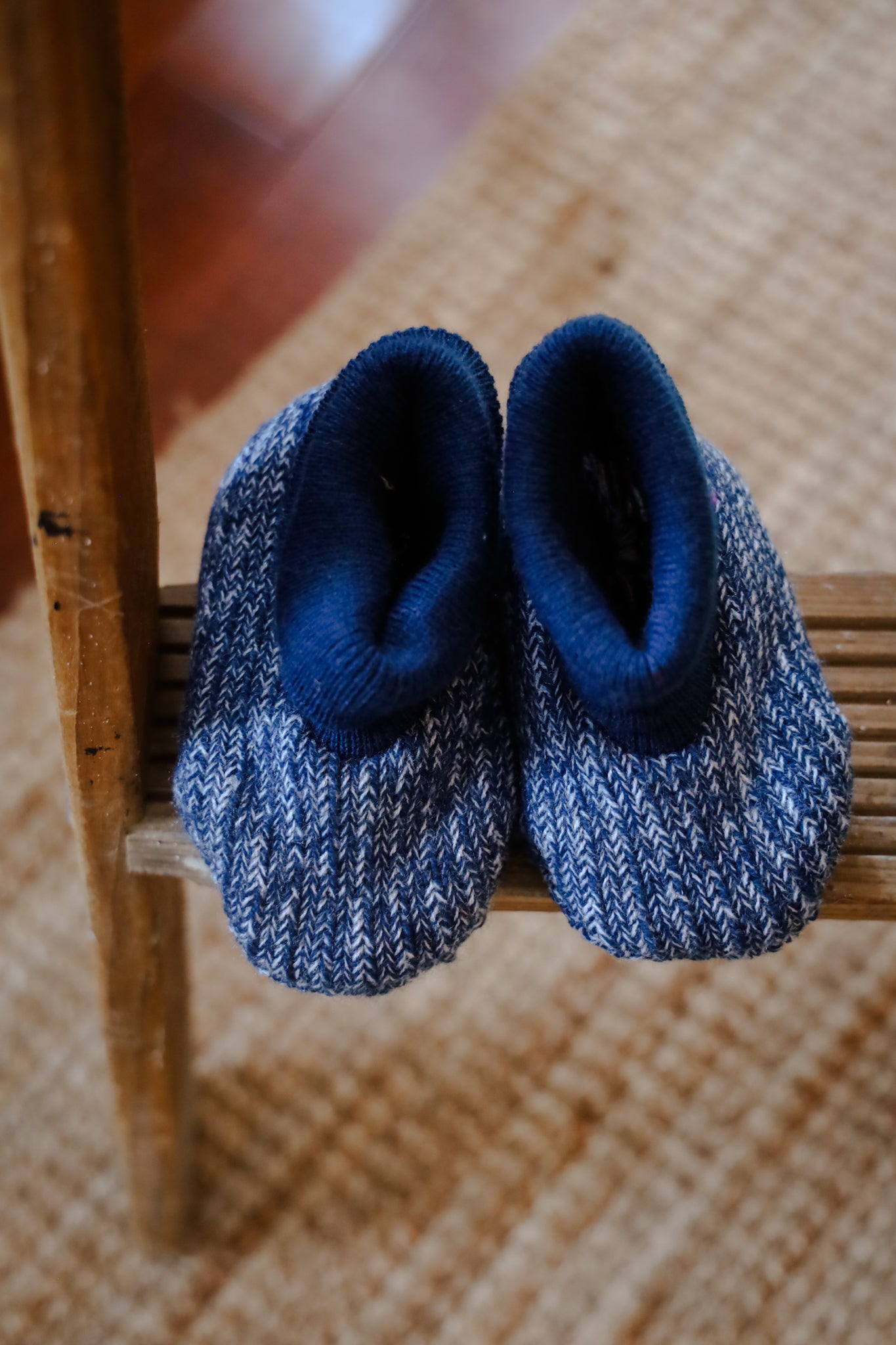 Blue Slippers