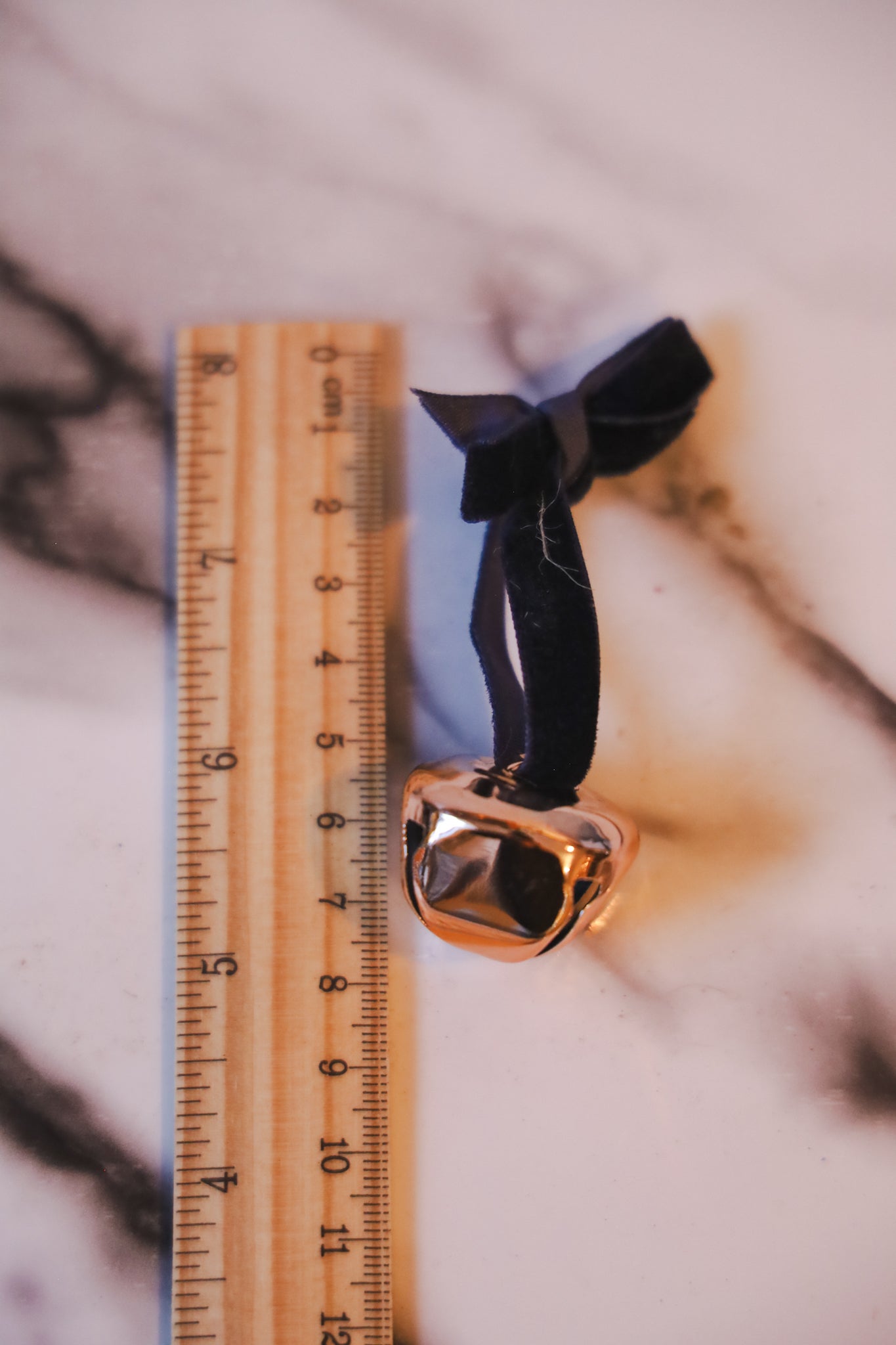 Bell and Velvet Ribbon Ornament(set of 4)