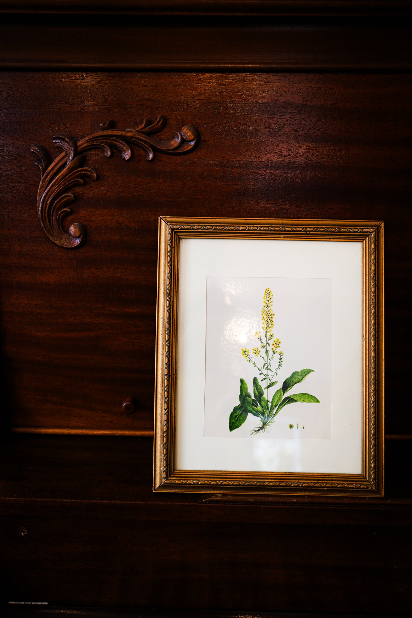 Yellow Floral Art Replica by Michel Pierre