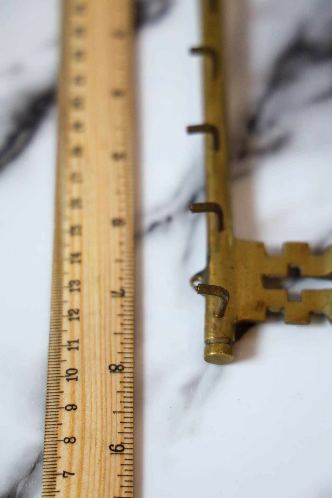 Solid Brass Key Hook