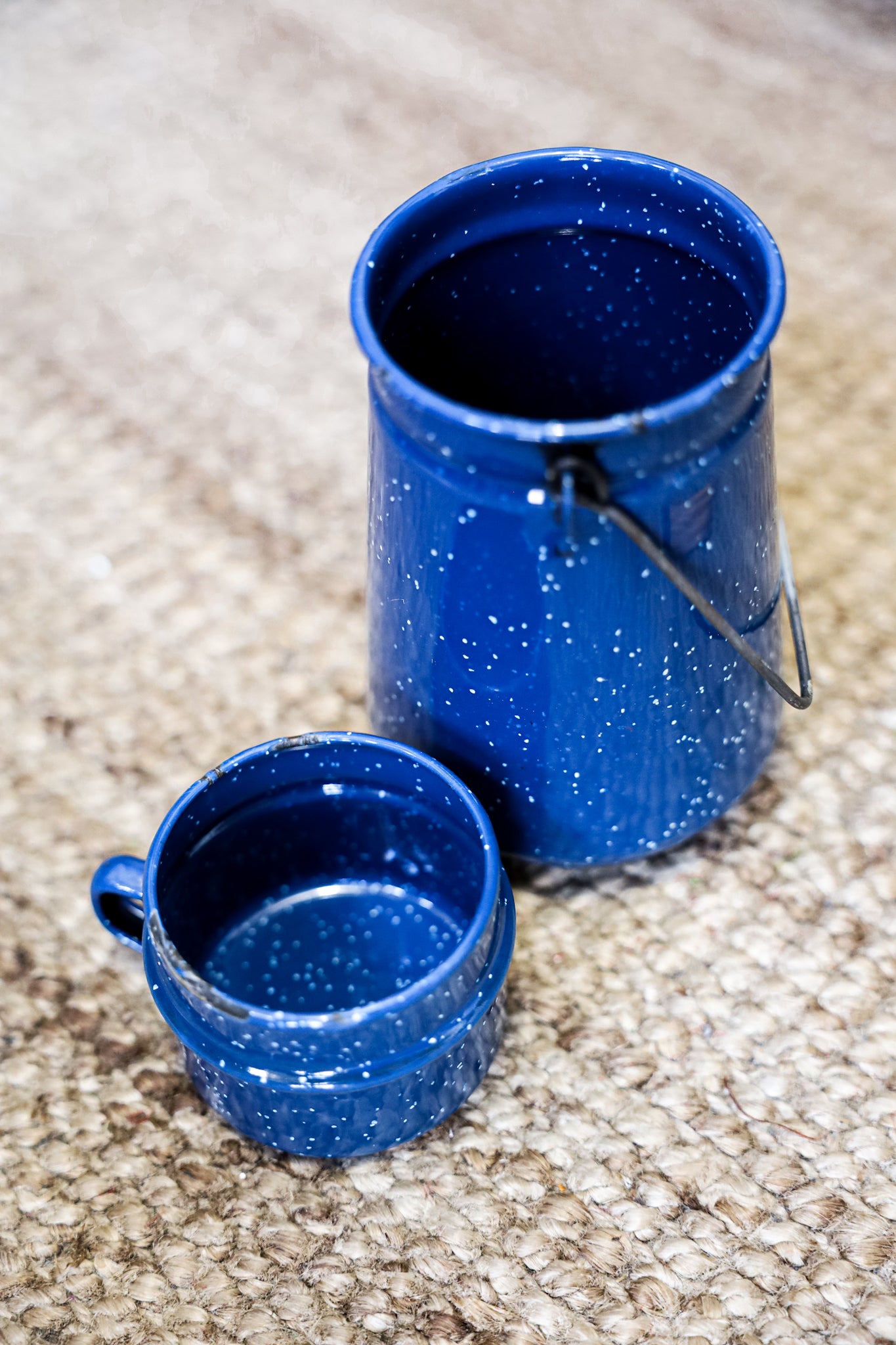 Vintage Enamel Thermos