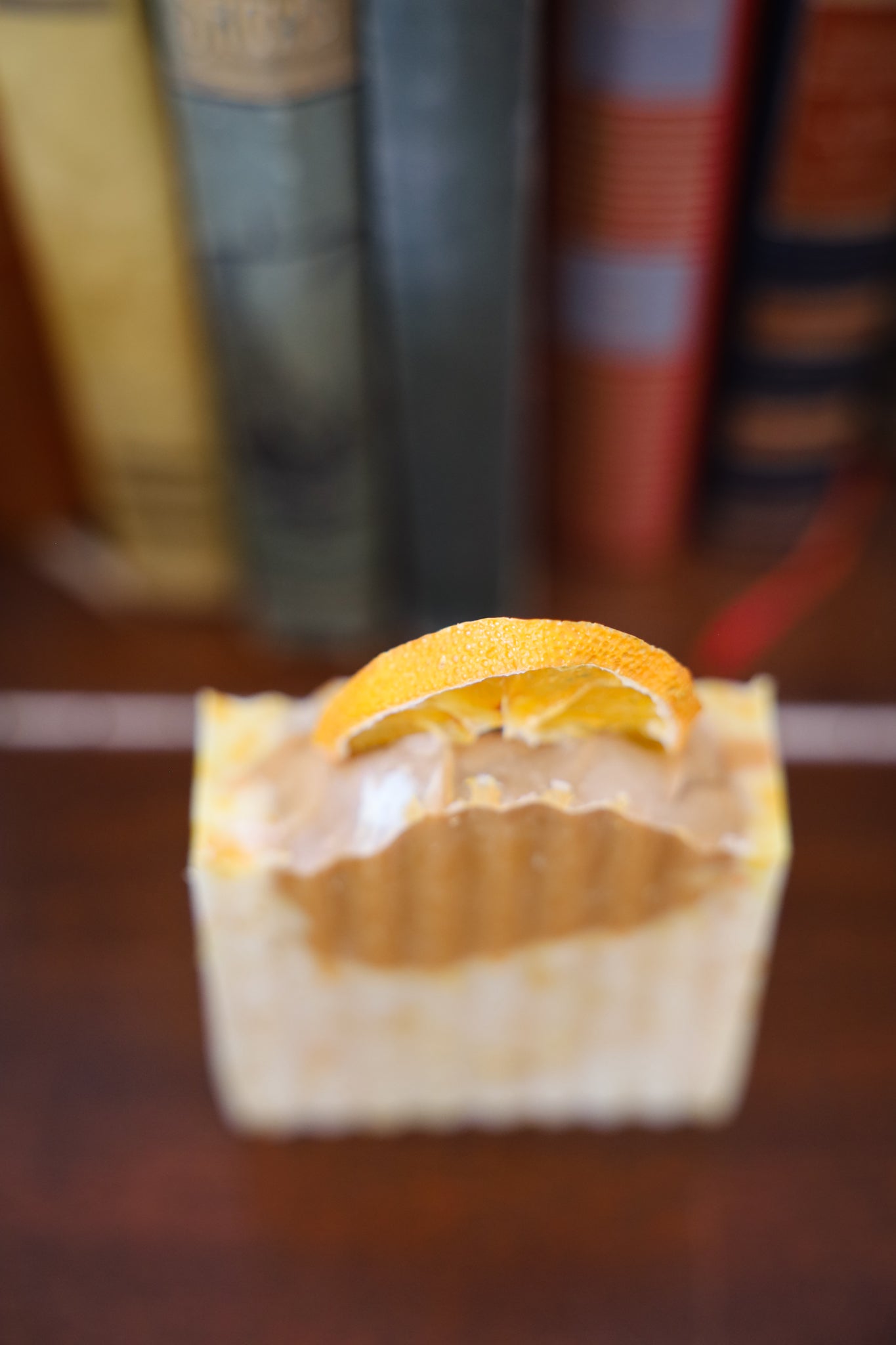 Orange and Cinnamon Swirl Soap Bar