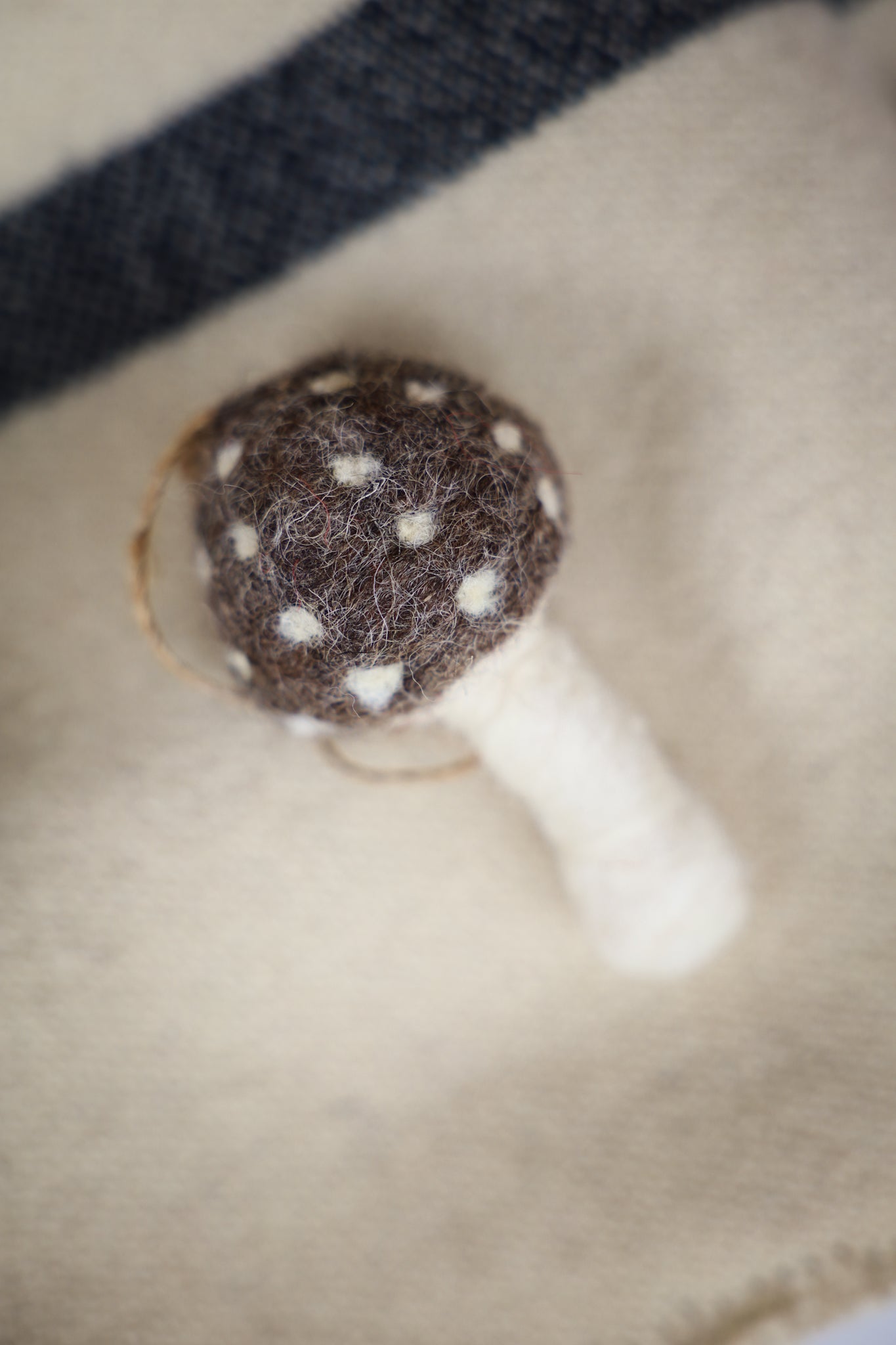 Wool Mushroom Ornament