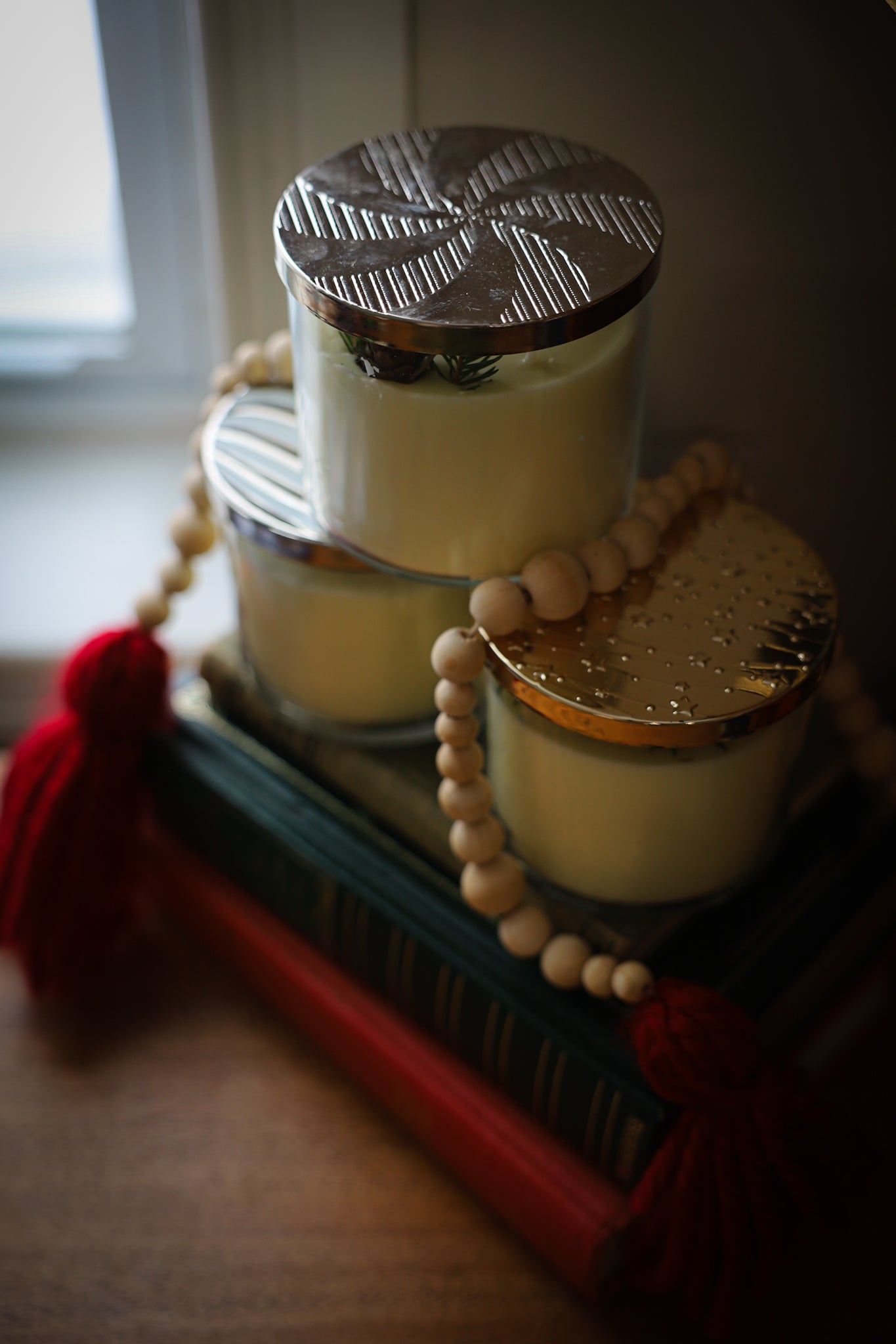 Christmas Tree Scented Candle(3 wicks)