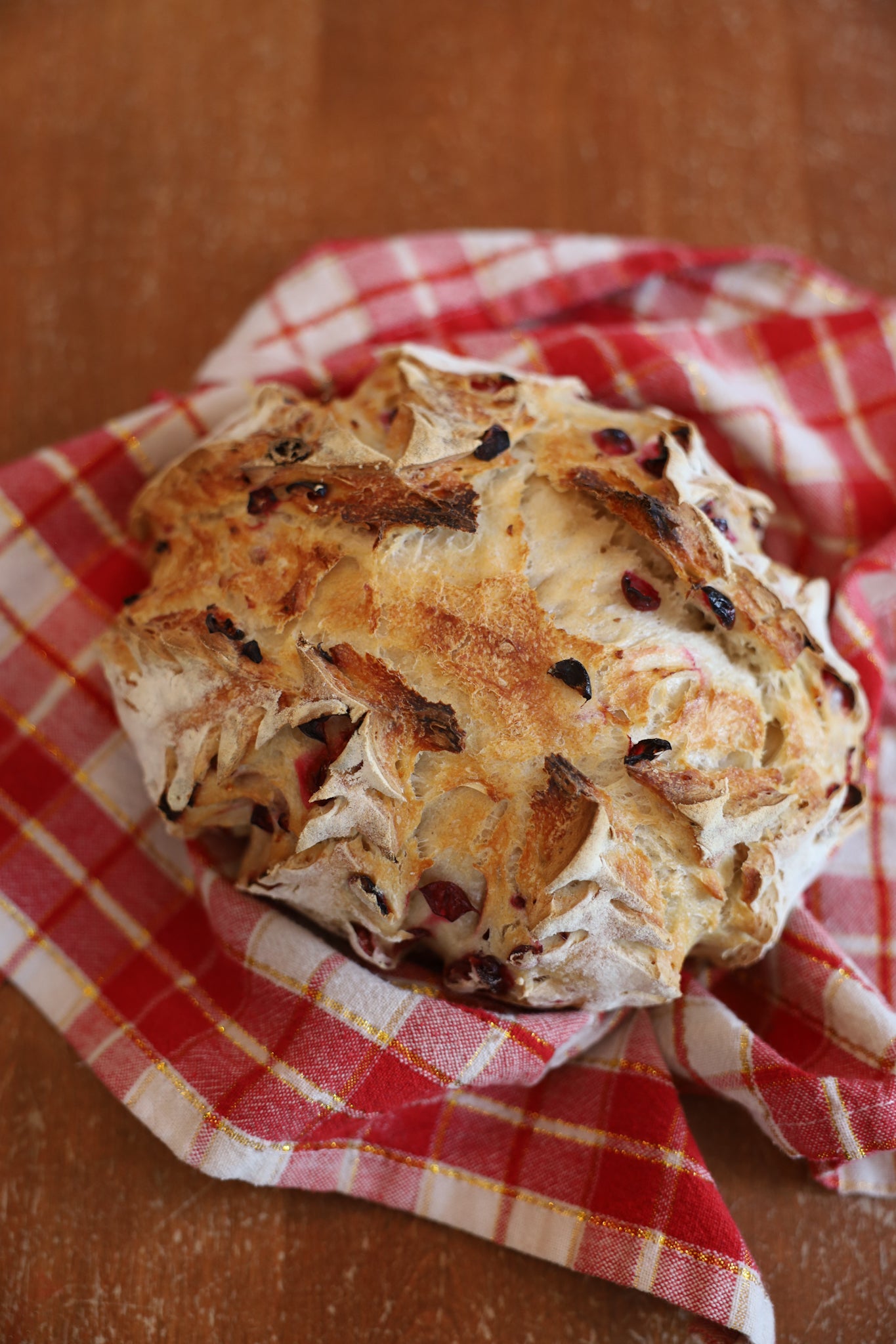 Cranberry Orange Sourdough Bread