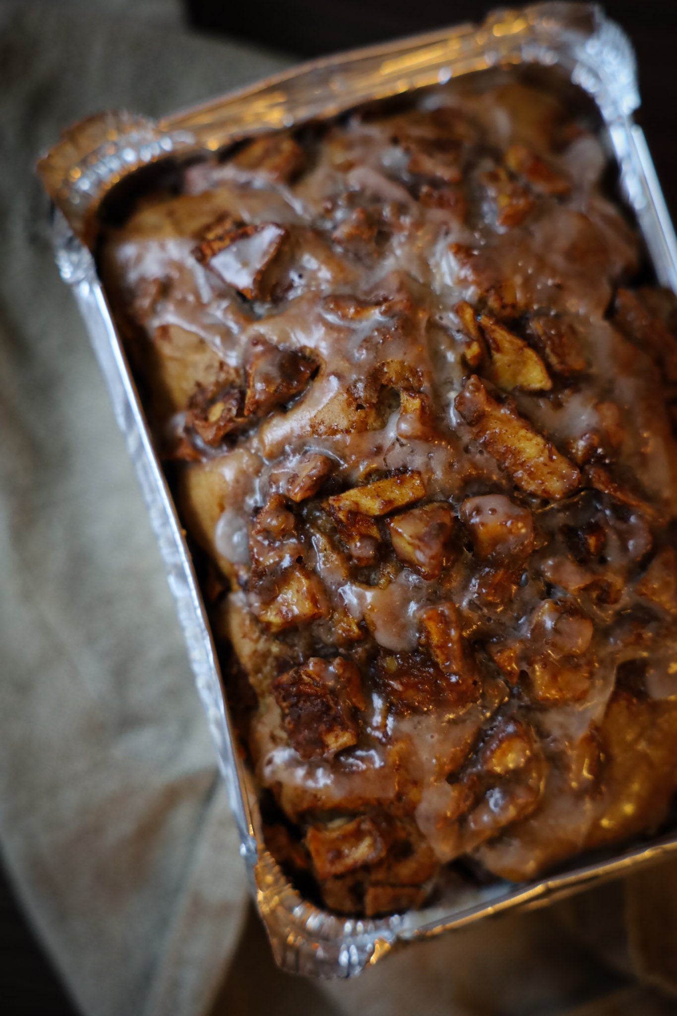 Sourdough Apple Fritter Bread