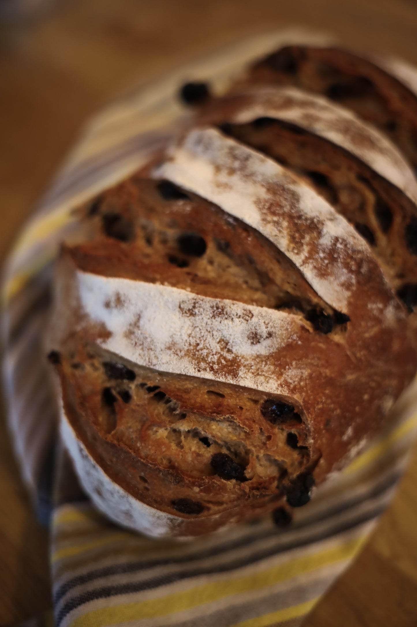 Raisins and Cinnamon Sourdough Bread