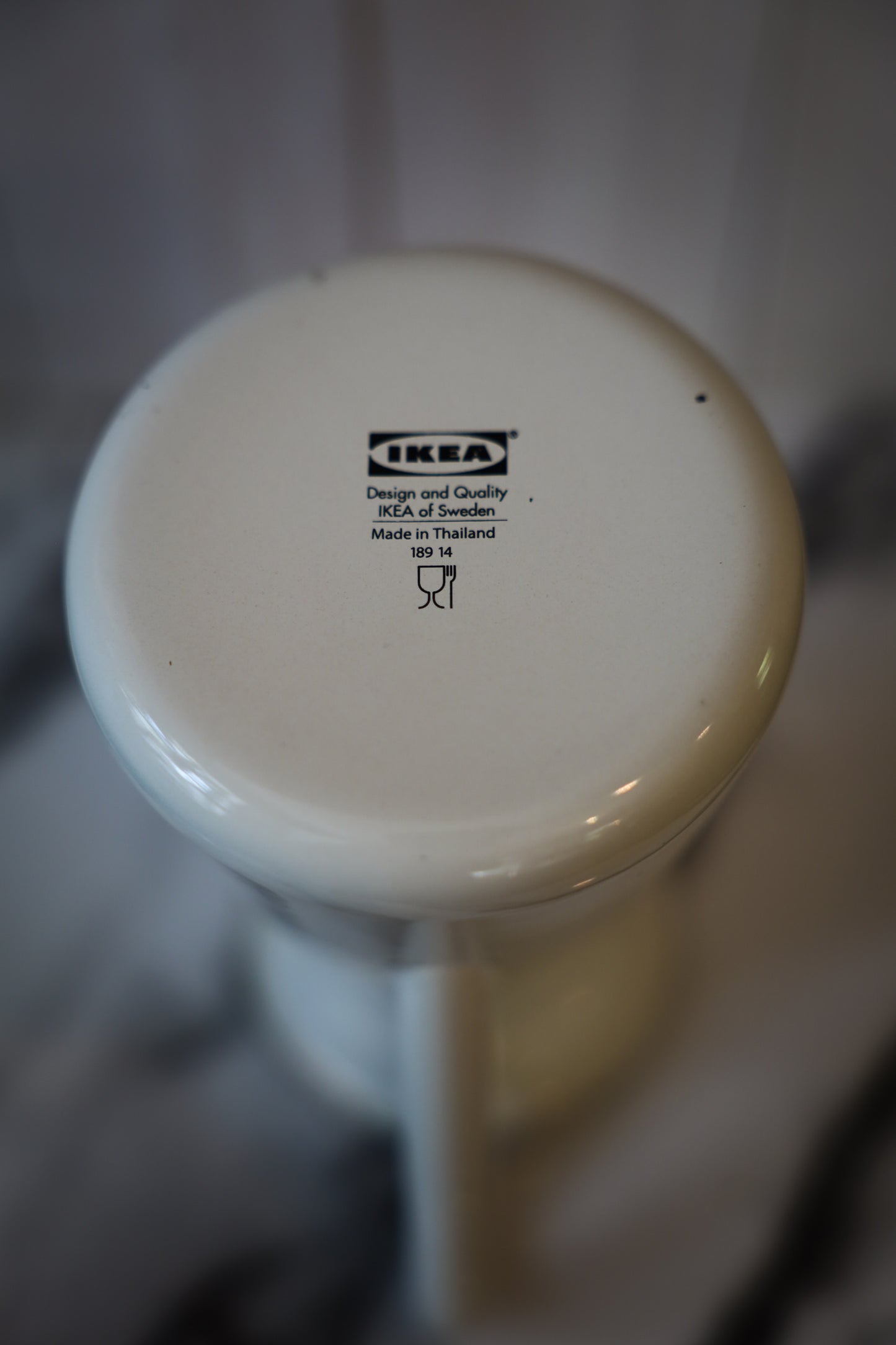 White Enamel IKEA Pitcher