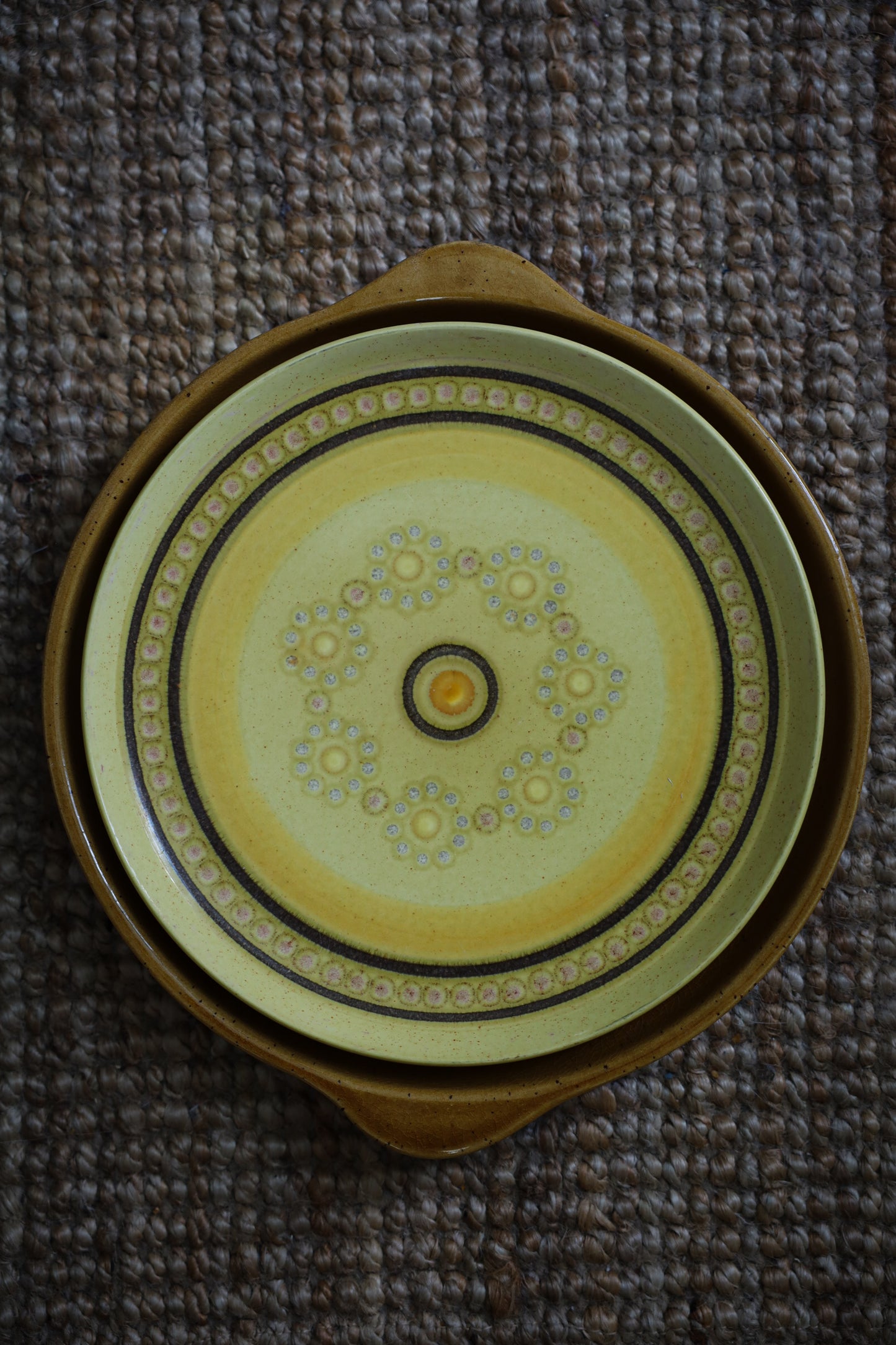 Ceramic Serving Platters — Set of Three