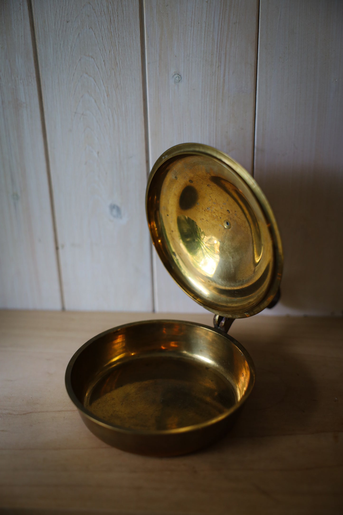 Vintage Brass Silent Butler