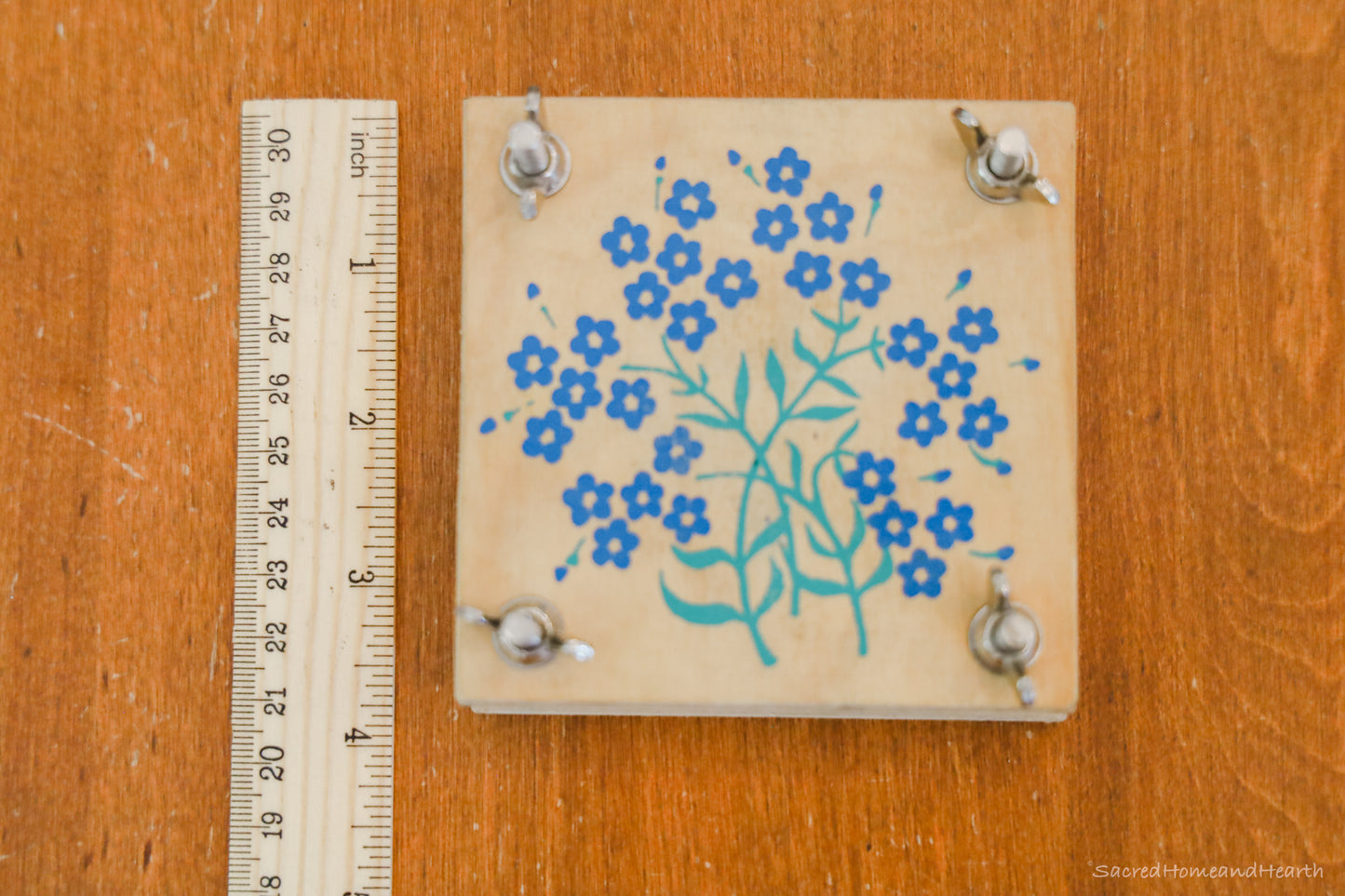 Small wooden Flower press