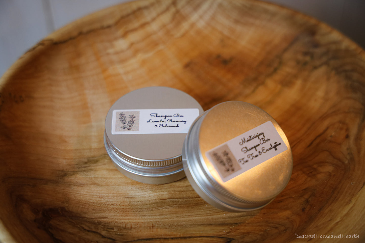 Shampoo Bar for Dry Hair in Tin(Tea tree, Eucalyptus)