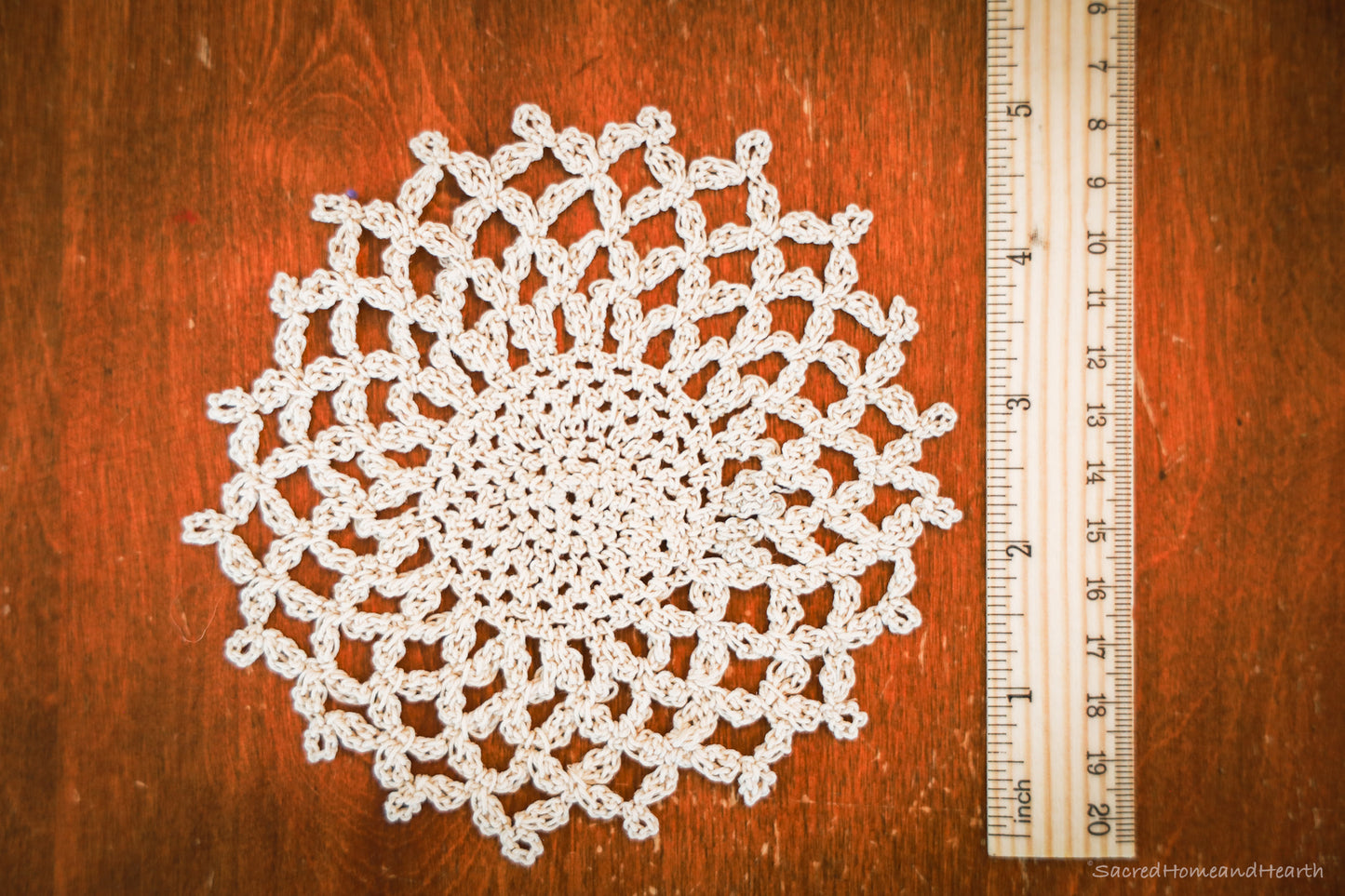 Set of 4 Doily Coasters