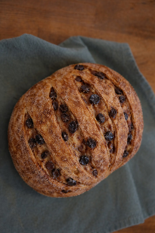 Raisins and Cinnamon Sourdough Bread