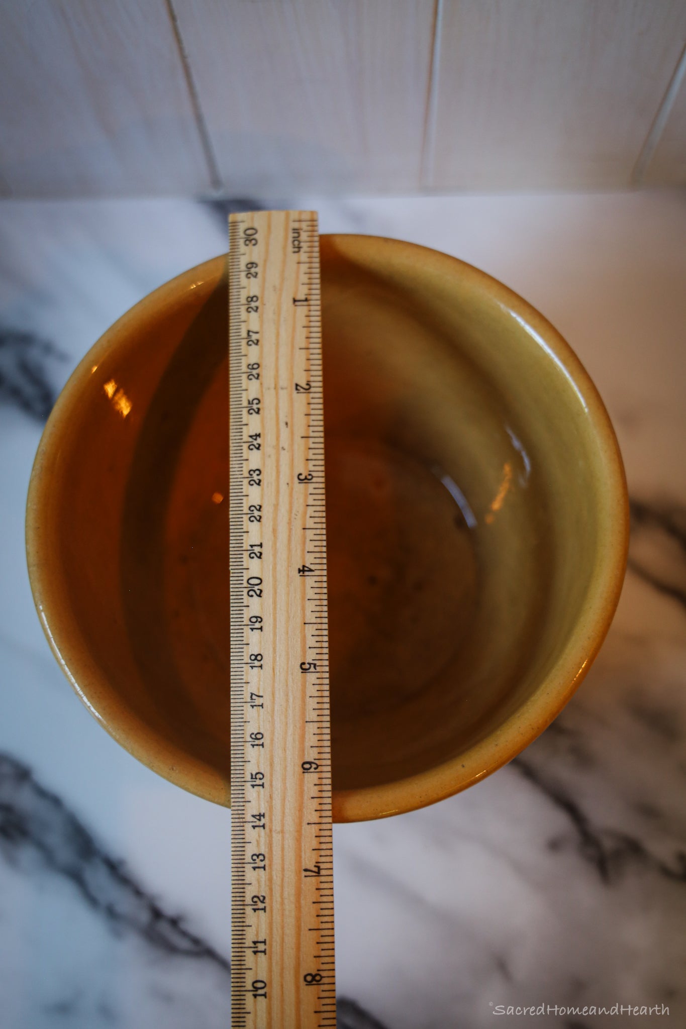 Stoneware Ochre Mixing Bowl