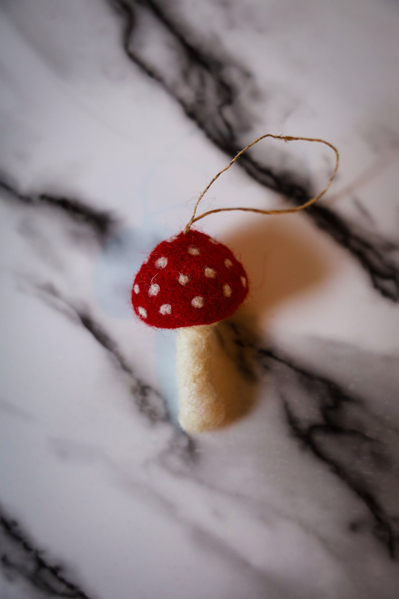 Wool Mushroom Ornament