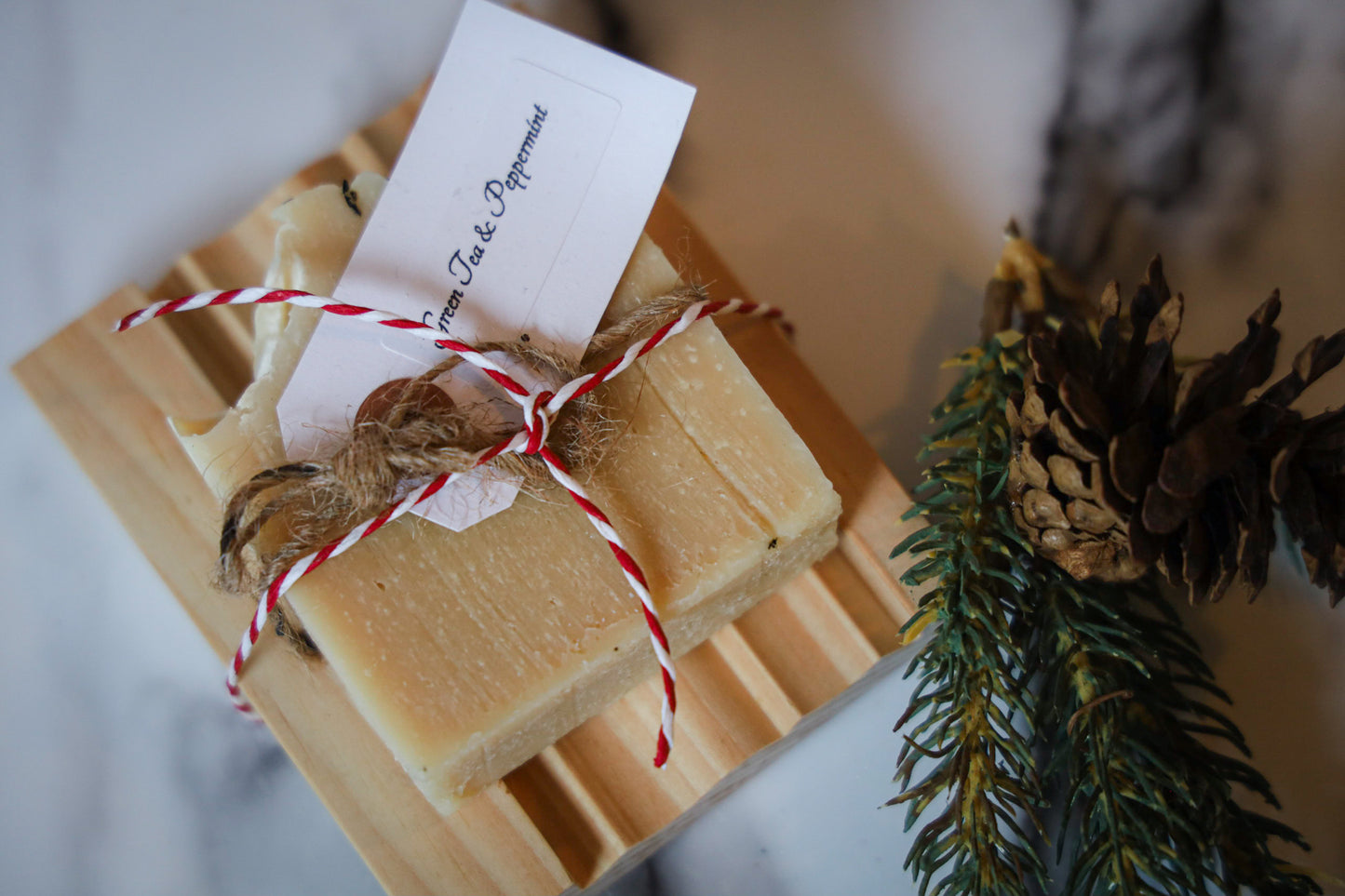 Green Tea and Peppermint Soap Bar