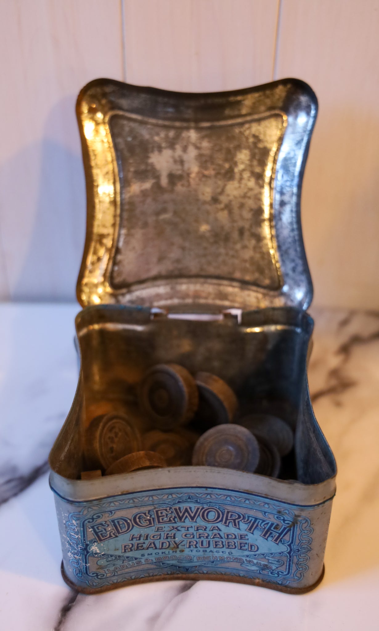 Vintage Edgeworth Tobacco Tin Can