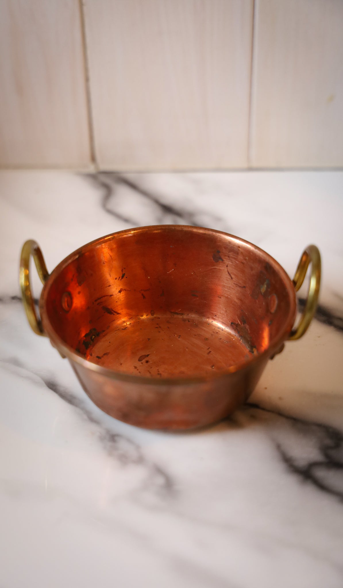 Small copper cup