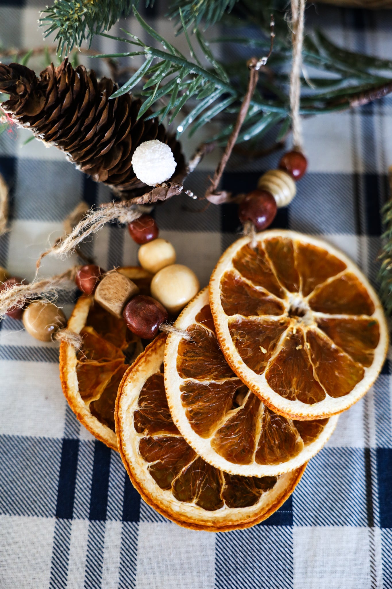 Orange Slice Ornament(set of 5)