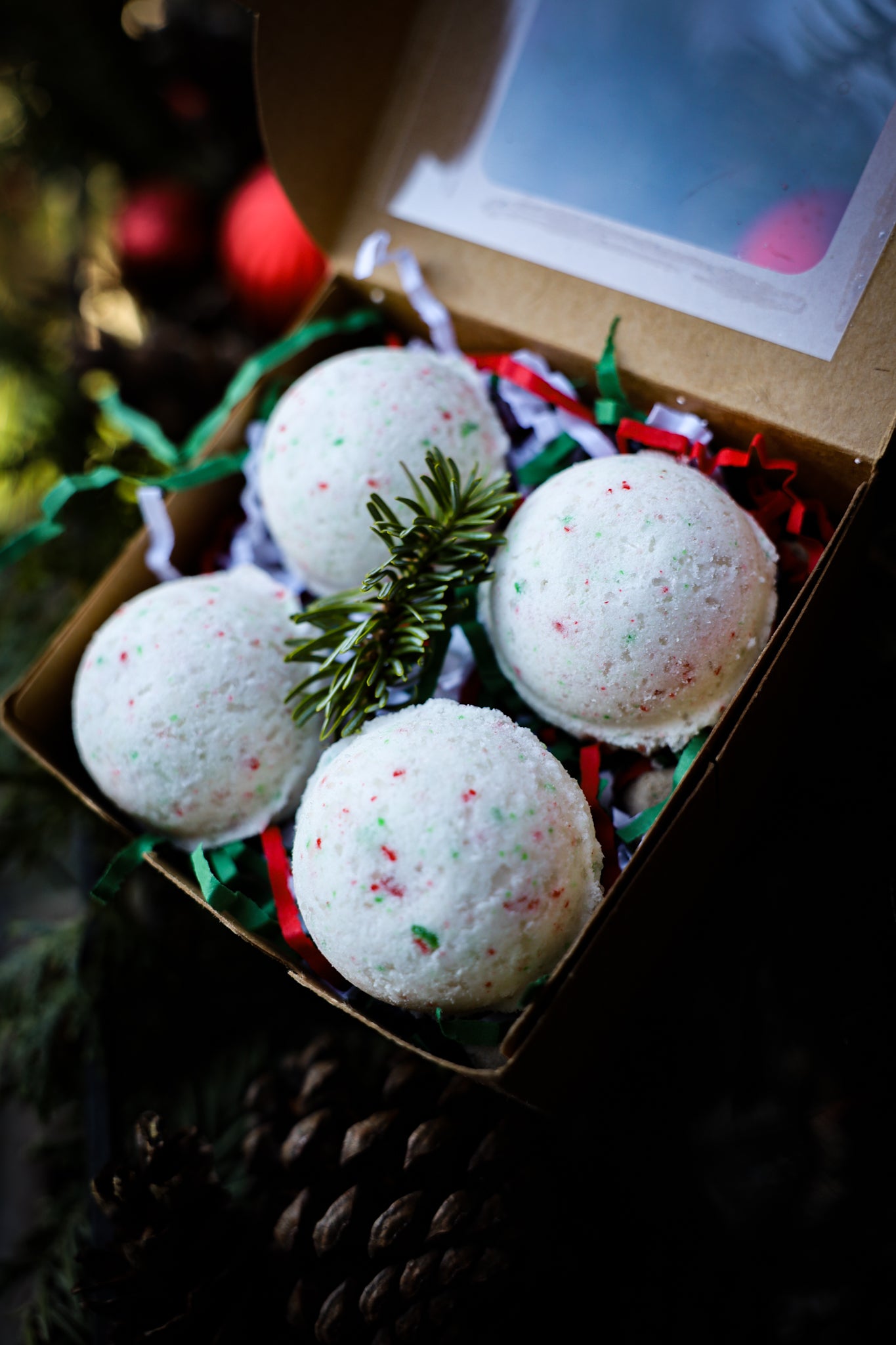 Peppermint Bath bombs box