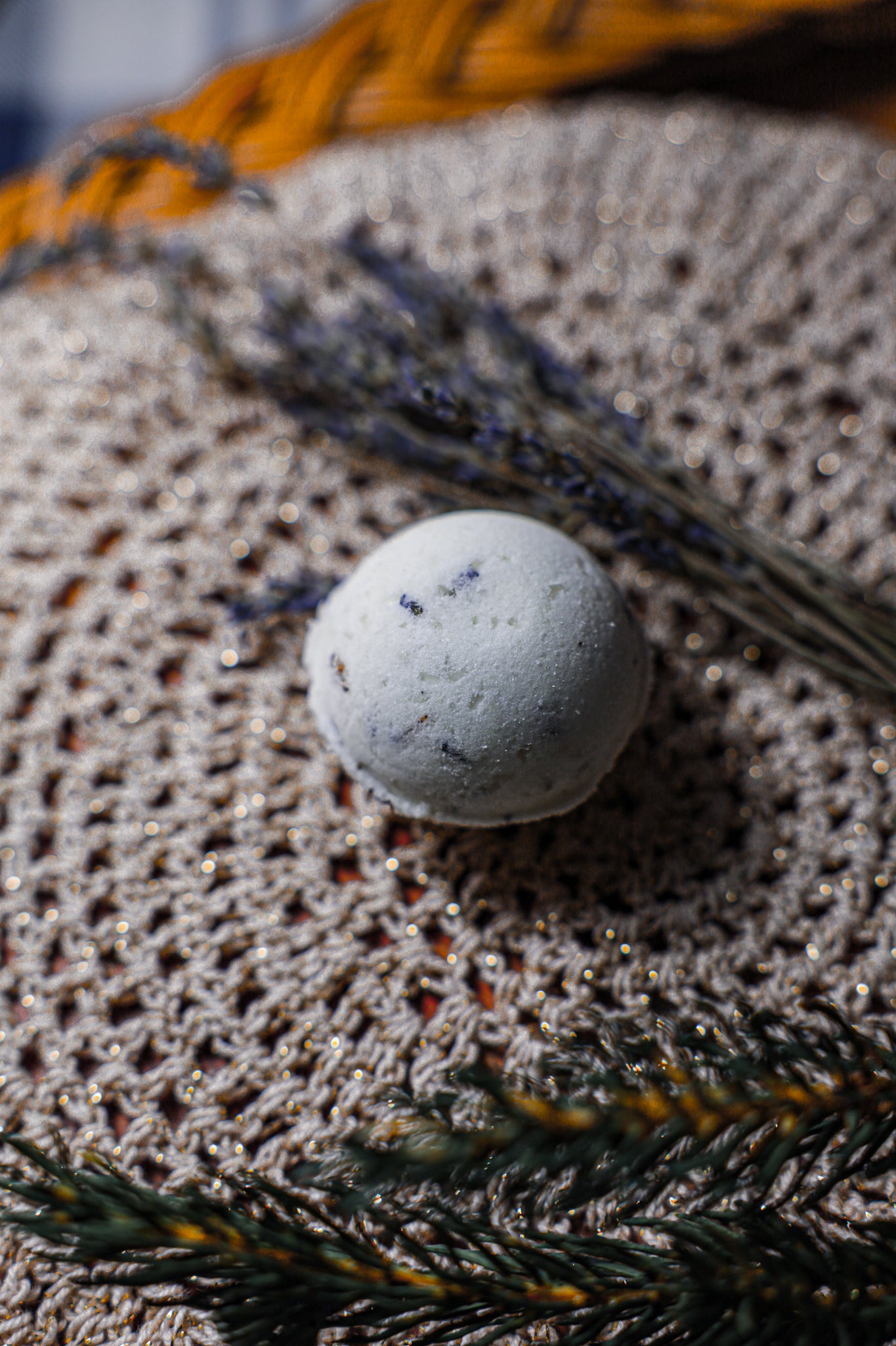 Lavender bath bomb