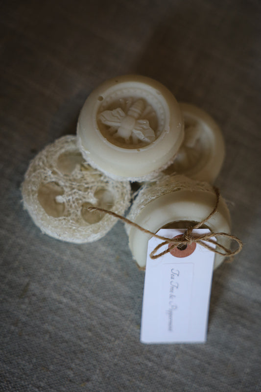 Exfoliating Loofah Soap Bar