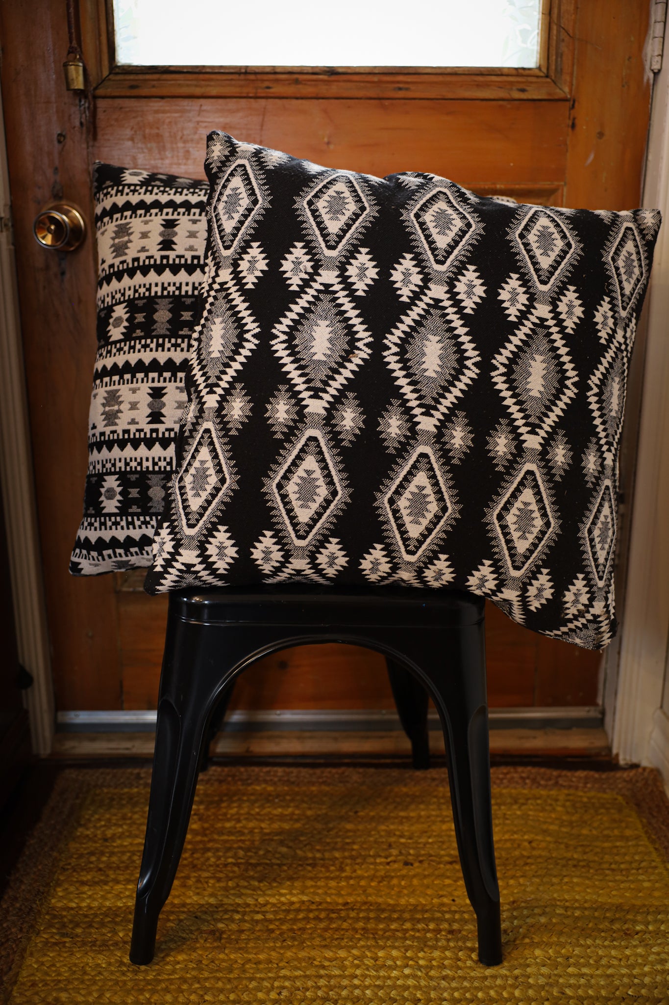 Set of 2 Boho cushions