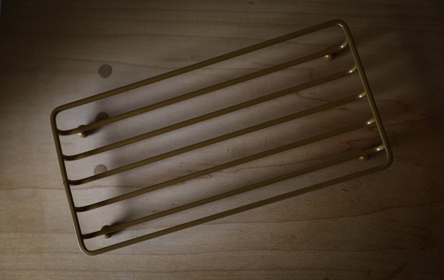 Golden Metal Soap Tray