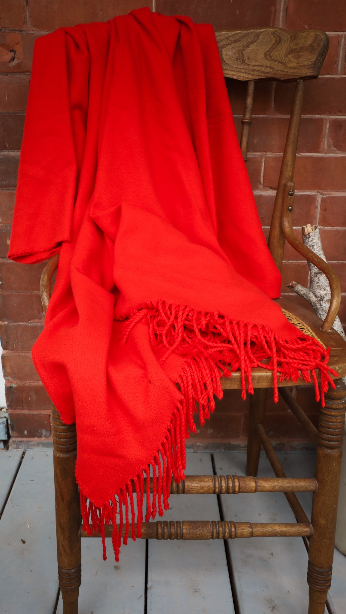 Indigo Soft red Blanket