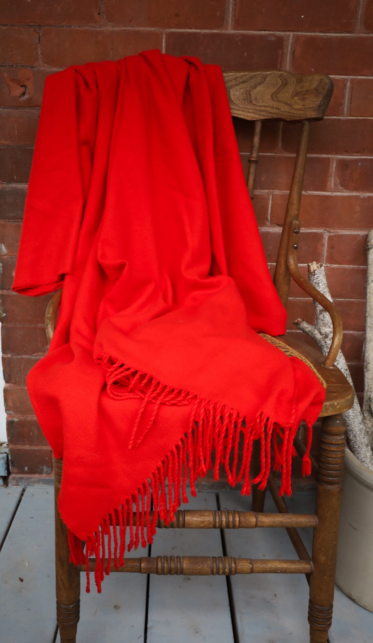 Indigo Soft red Blanket