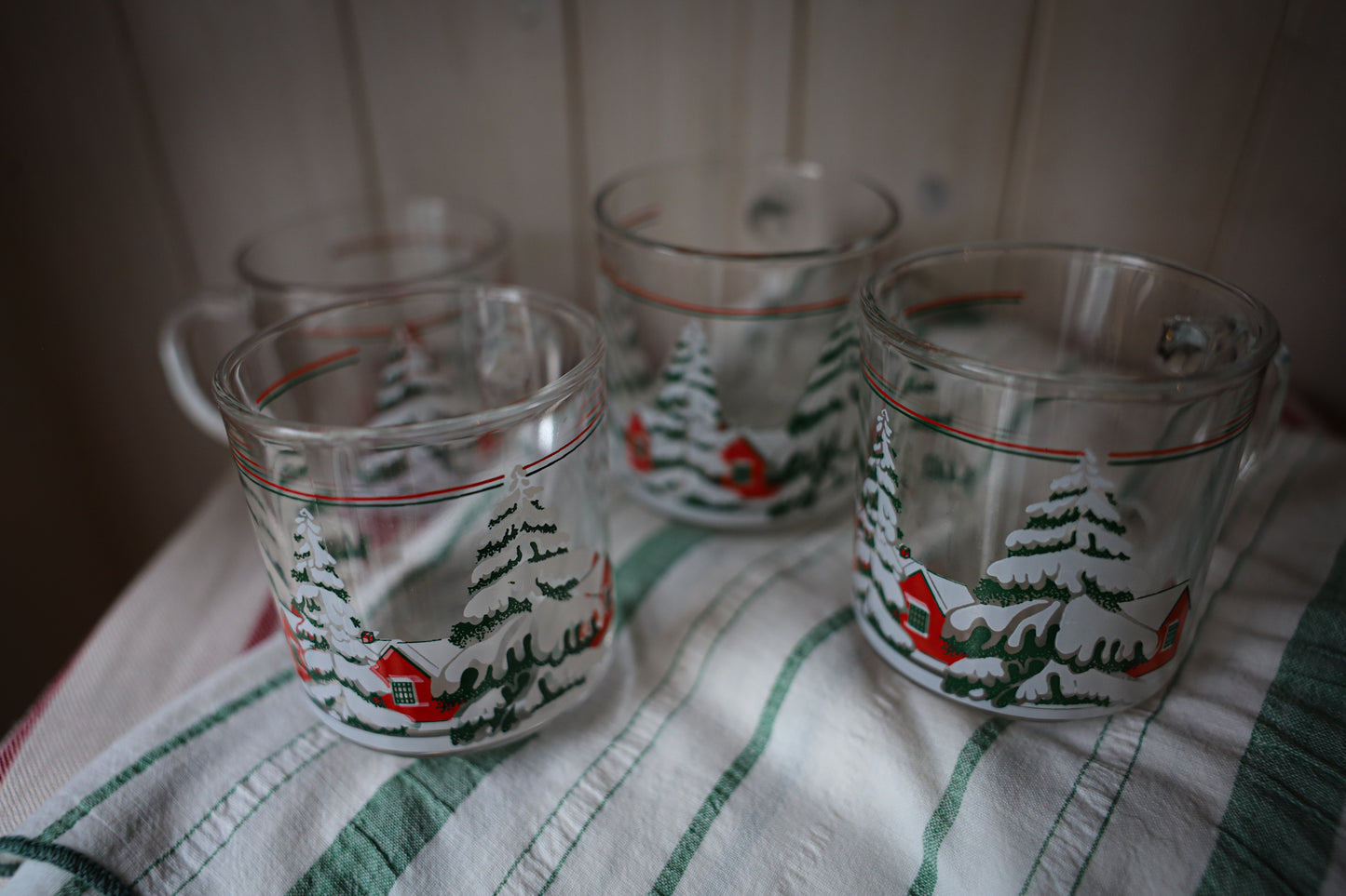 Set of 4 Glass Cups