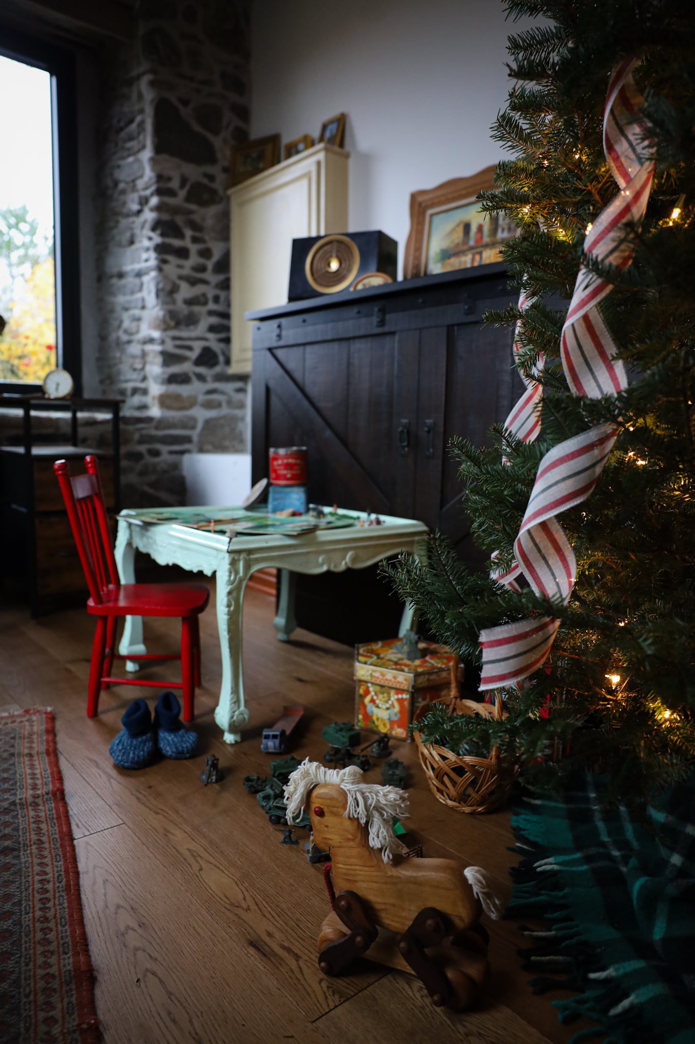 Wooden Horse pull toy