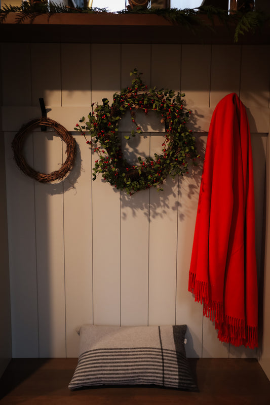 Indigo Soft red Blanket