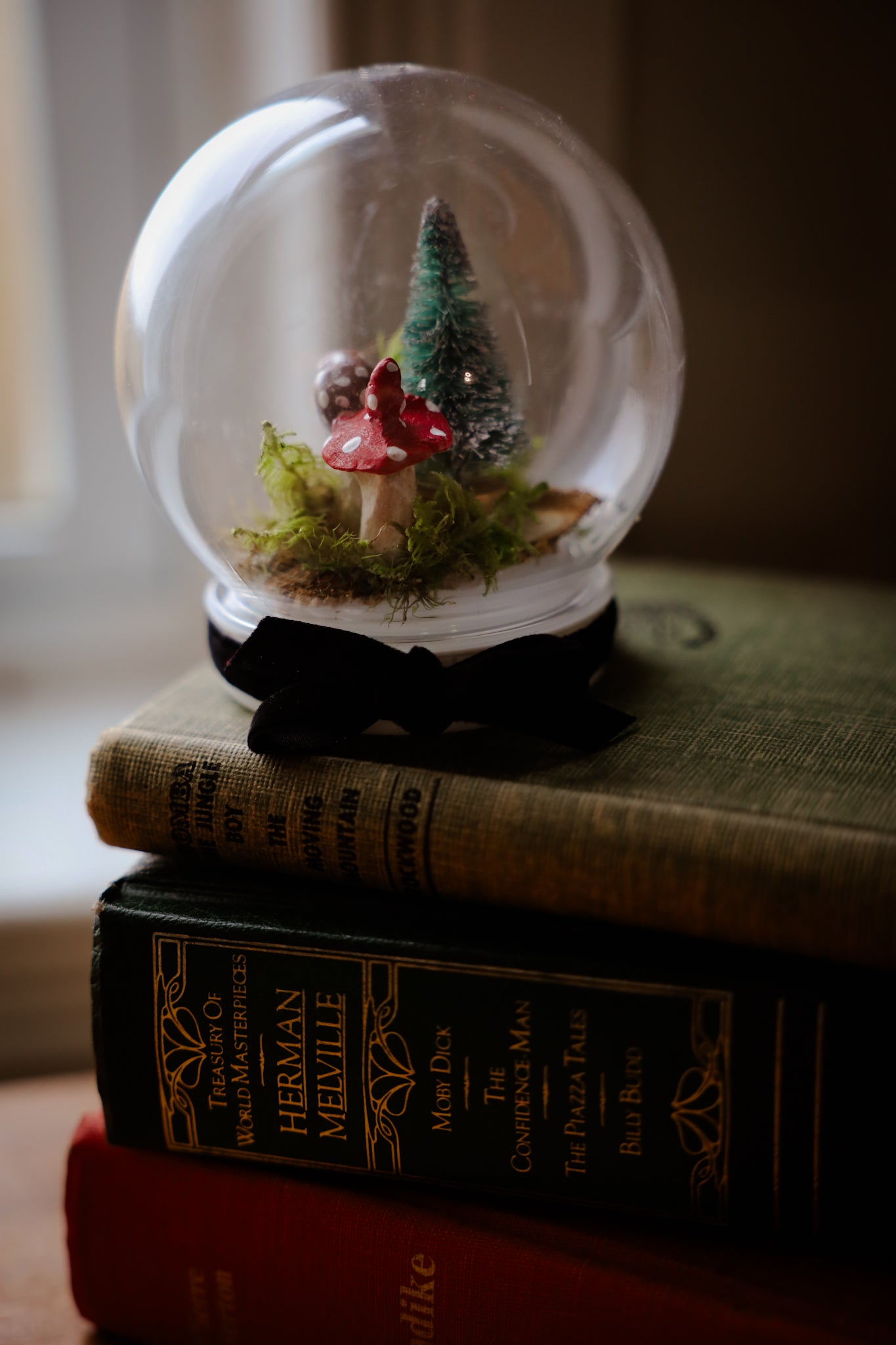Snow Globe With Forest Scene