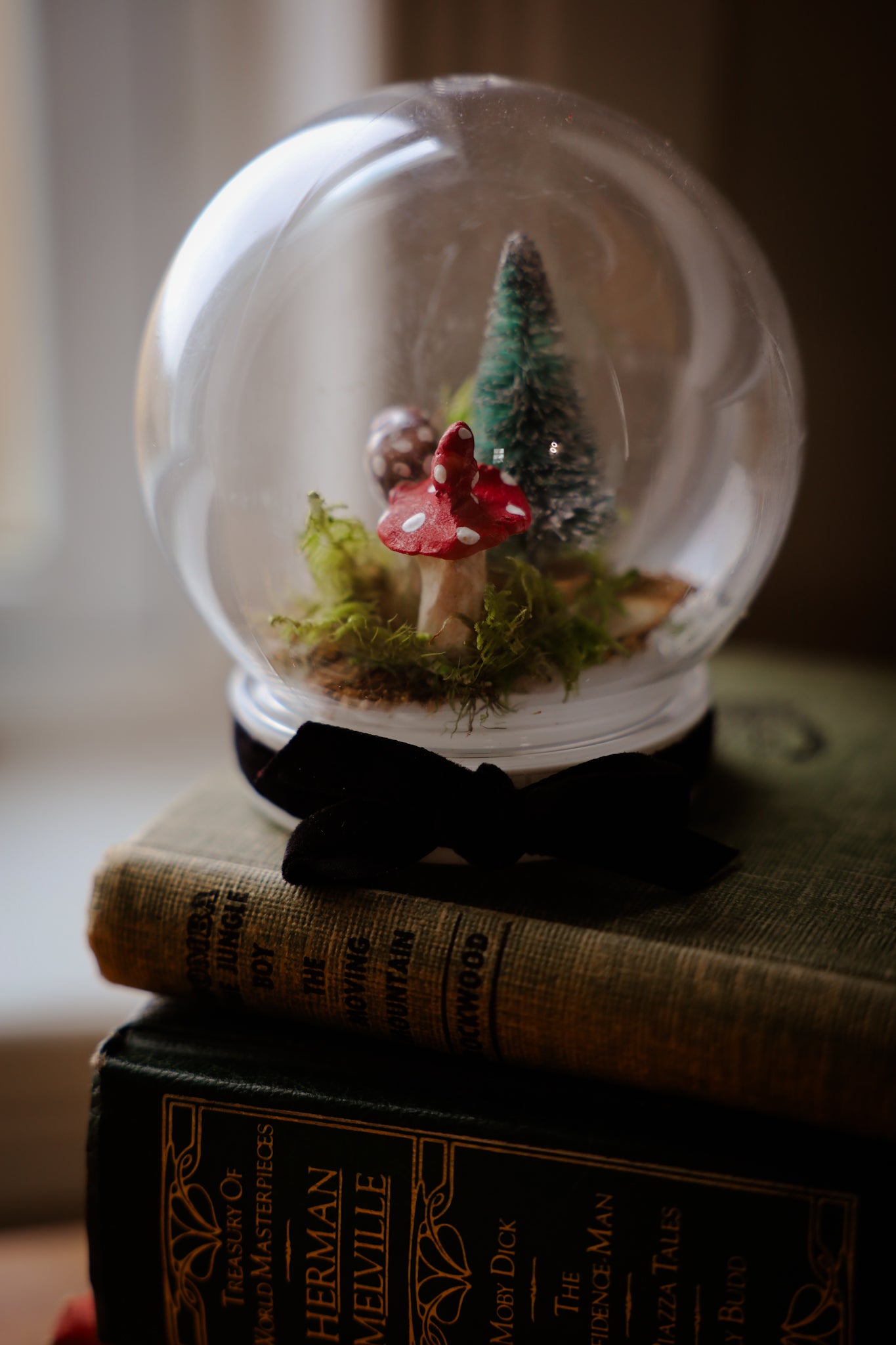 Snow Globe With Forest Scene