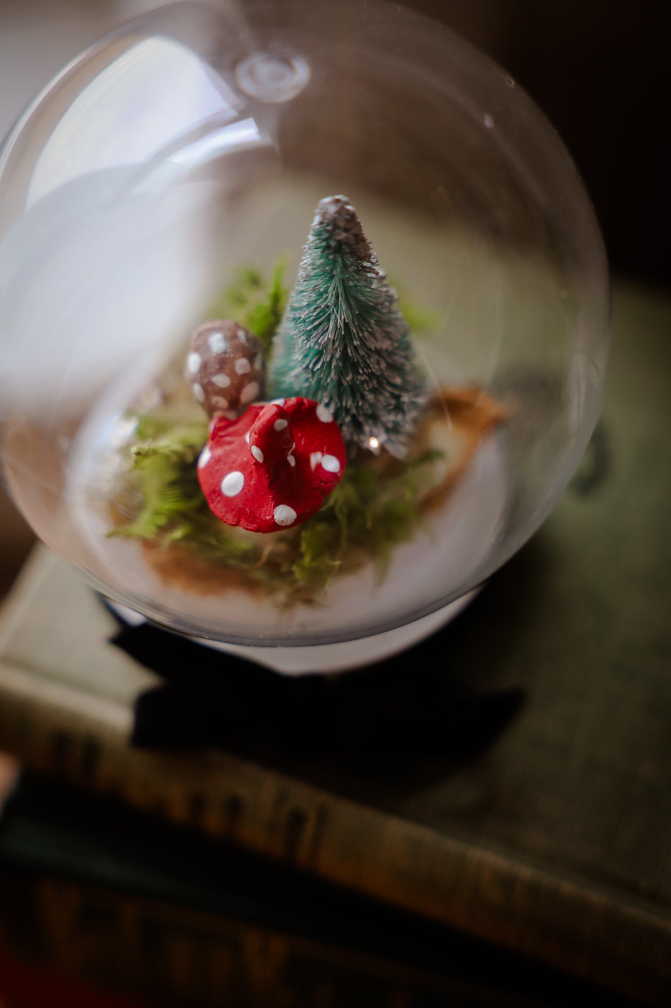 Snow Globe With Forest Scene