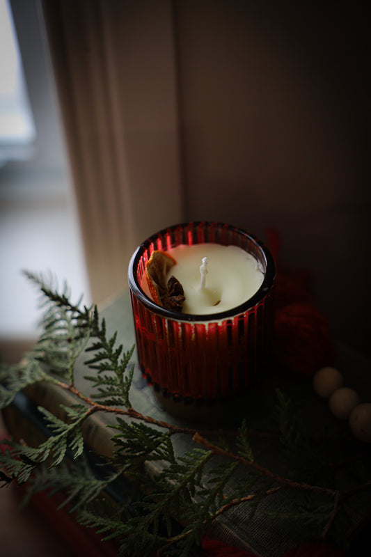 Victorian Christmas Candle