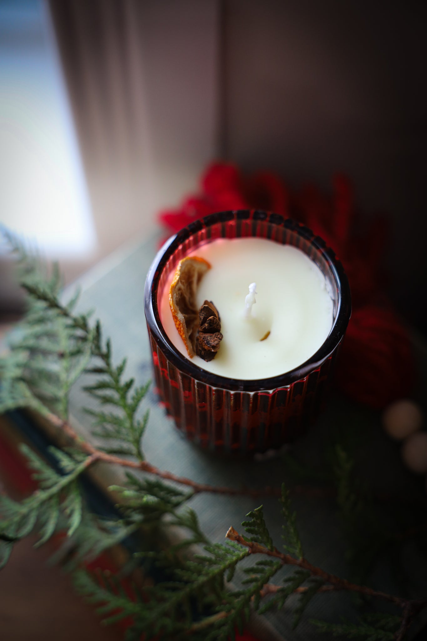 Victorian Christmas Candle