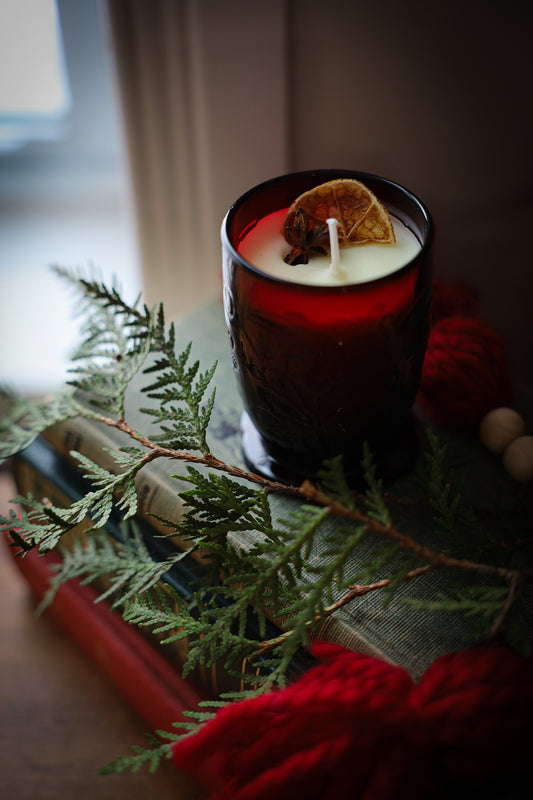 Victorian Christmas Candle