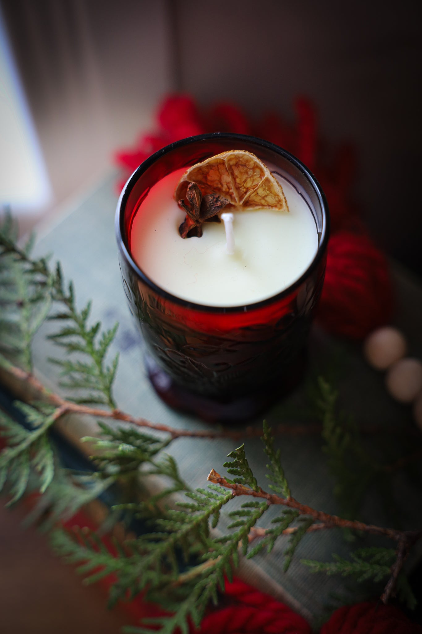 Victorian Christmas Candle