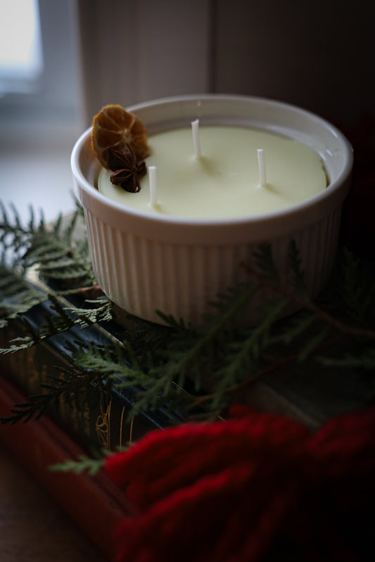 Victorian Christmas Candle(3 wicks)