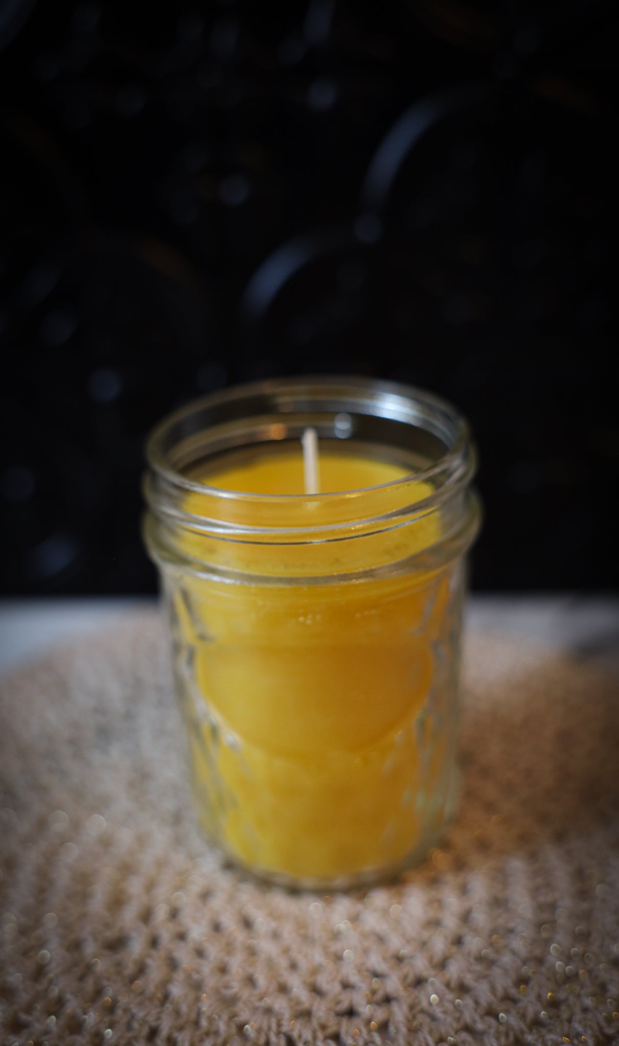 Local Beeswax Candle in Masson Jar