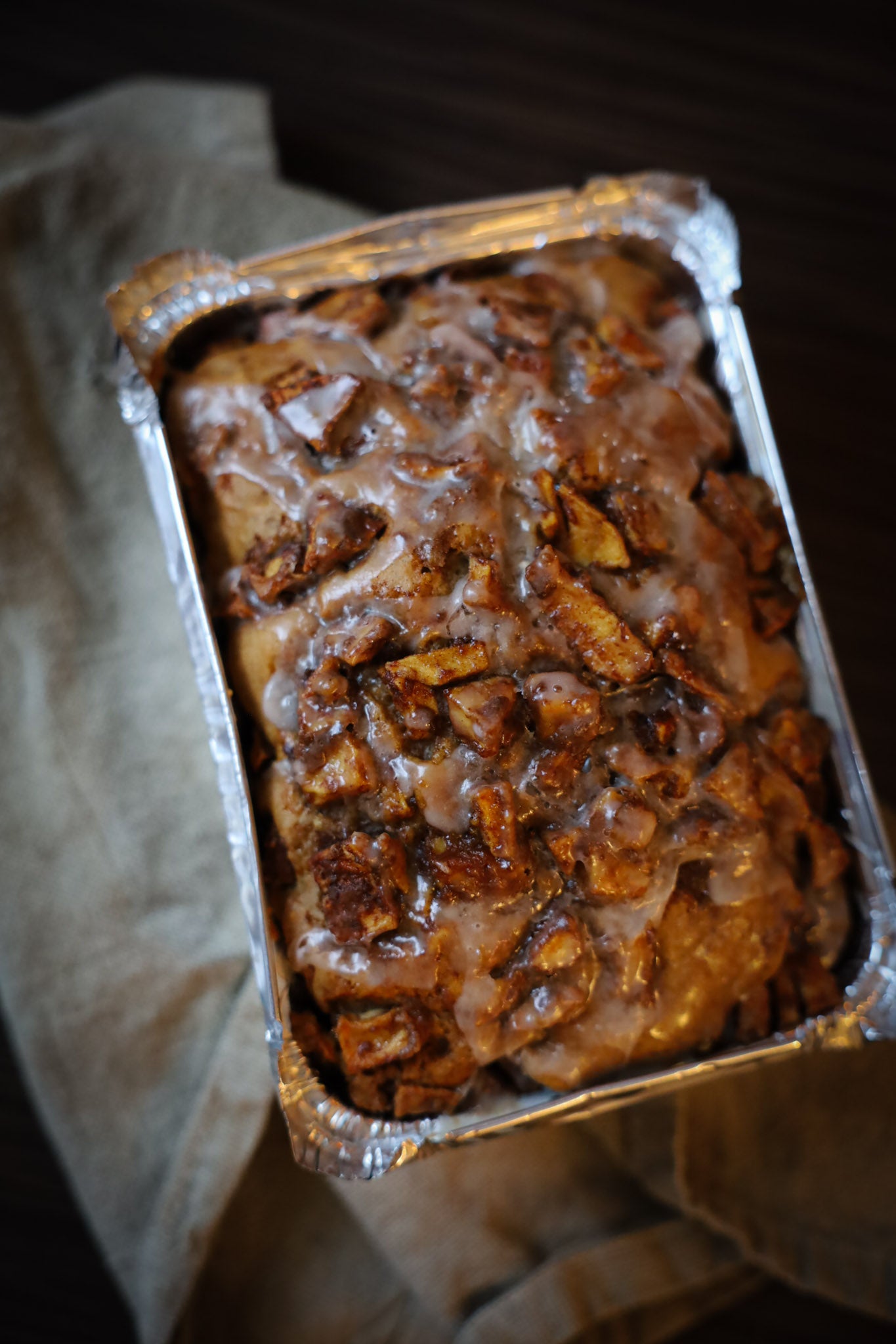 Sourdough Apple Fritter Bread