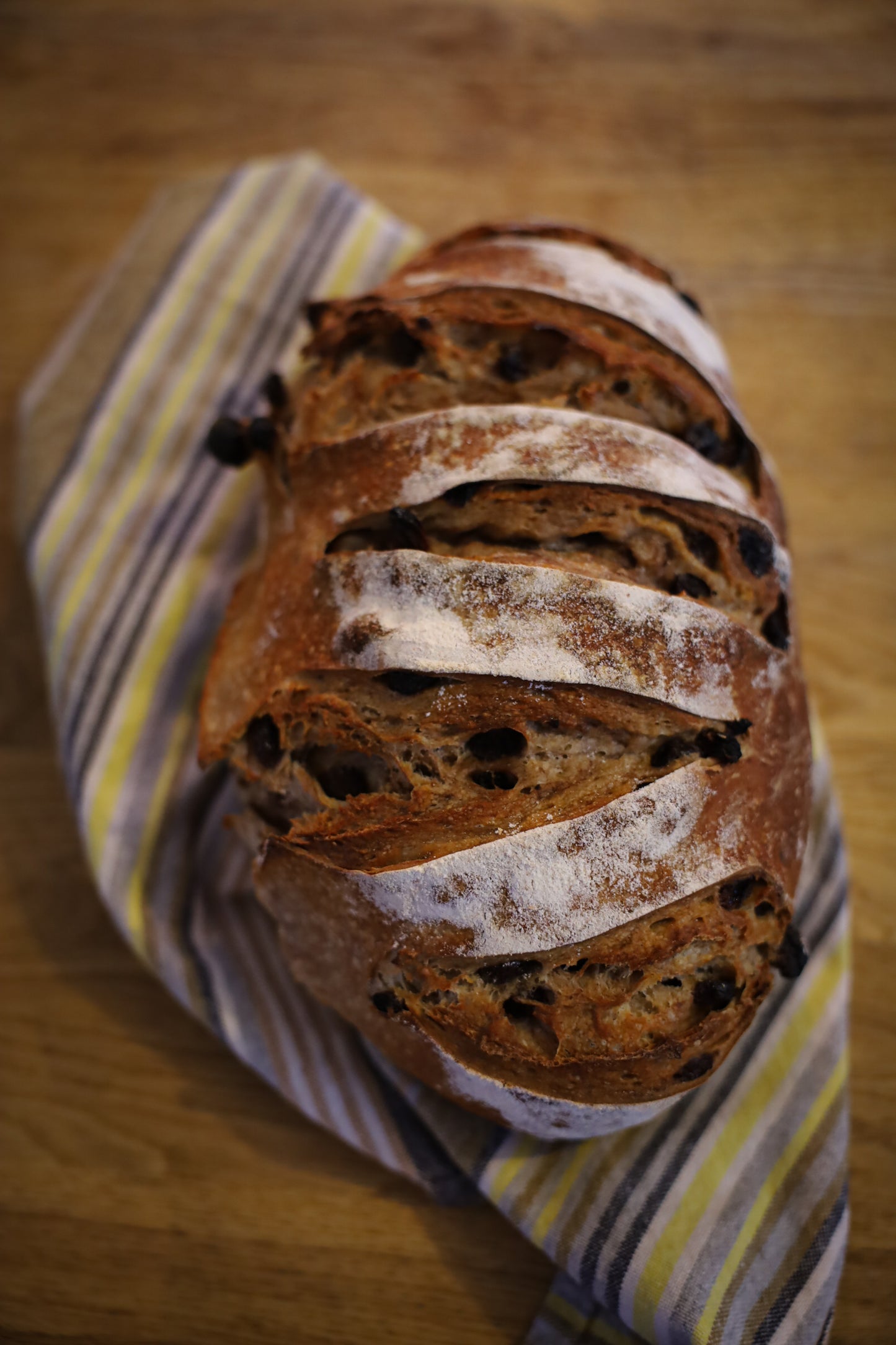 Raisins and Cinnamon Sourdough Bread