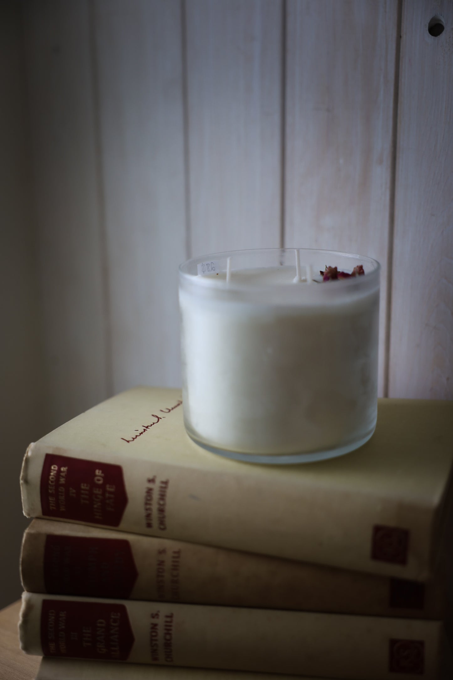 Rose Soy Wax Candle(3 wicks)
