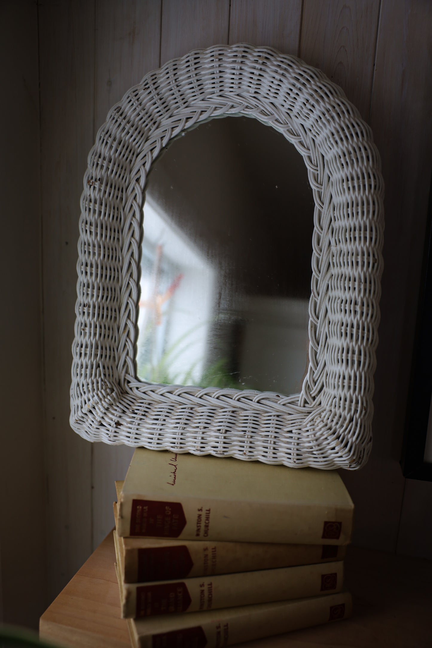 Rattan Mirror