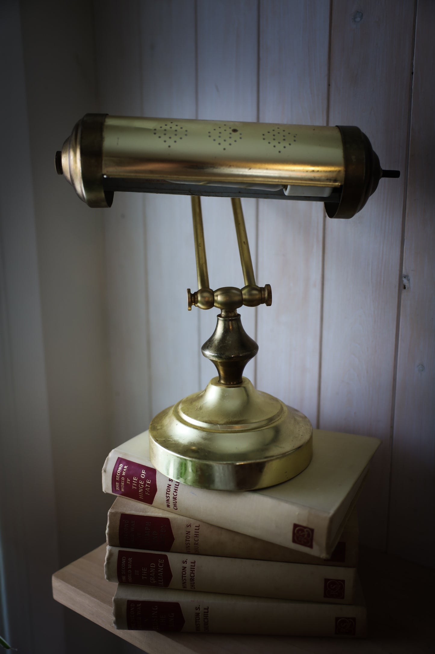 Vintage Brass Desk Lamp